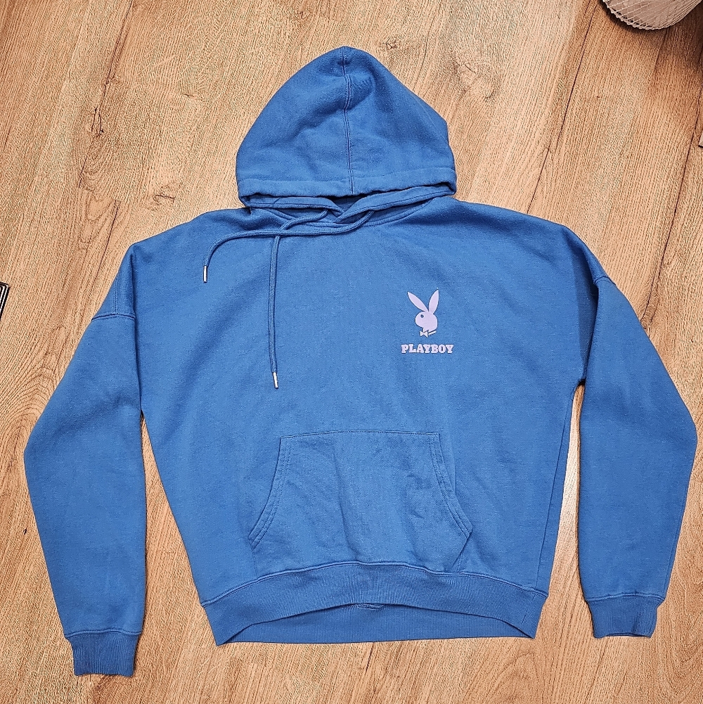 2pc Playboy Blue Hoodie & Jogger Set